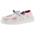 Hey Dude Womens Wendy Fireworks Casual Shoe